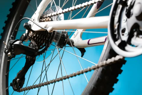 Changement de chaîne de VTT