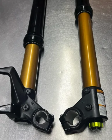 Préparation de suspension VTT