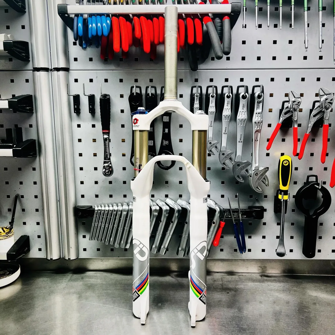 Entretien de fourche VTT